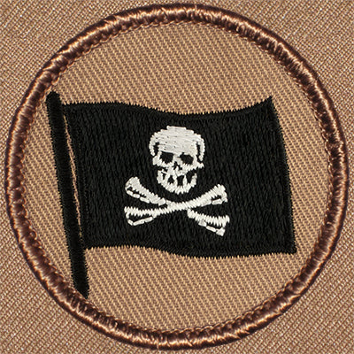 Skull and Crossbones Patrol Patch Ð Scout Patch