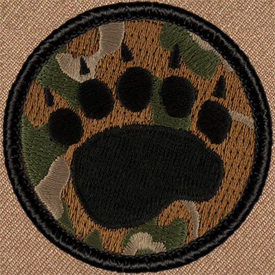 Camo Bear Claw Patrol Patch Ð Scout Patch