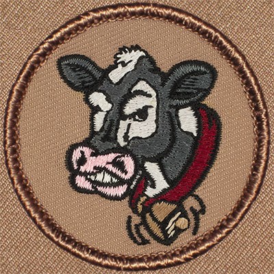 Mad Cow Patrol Patch Ð Scout Patch