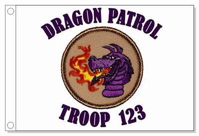 Dragon Head Patrol Flag