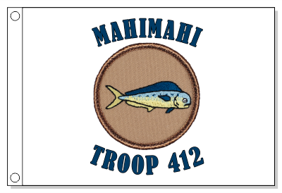 MahiMahi Dolphin Fish Patrol Flag