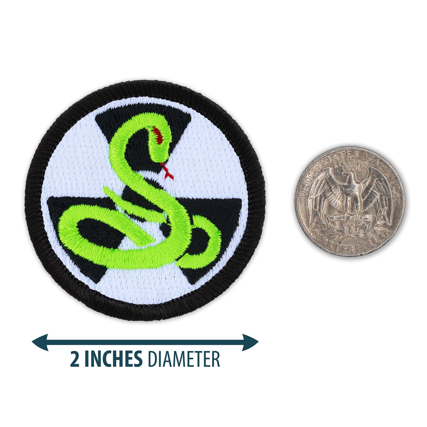 Glow-in-the-Dark Nuclear Mamba Patrol Patch