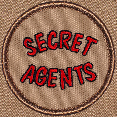 Secret Agents Patrol Patch