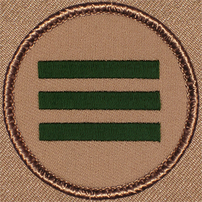 Greenbar Patrol Patch Ð Scout Patch