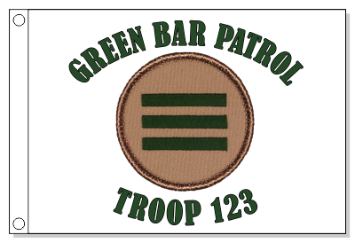 Greenbar Patrol Flag