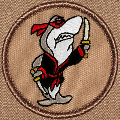 Ninja Shark Patrol Patch Ð Scout Patch