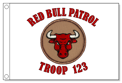 Red Bull Patrol Flag