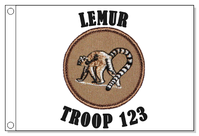 Lemur Patrol Flag