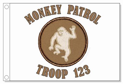 Monkey Patrol Flag