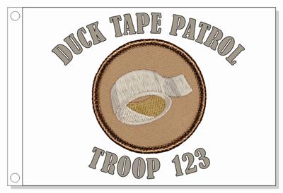 Duct Tape Patrol Flag