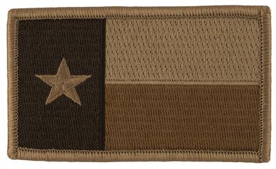 Desert Subdued Texas State Flag Patch