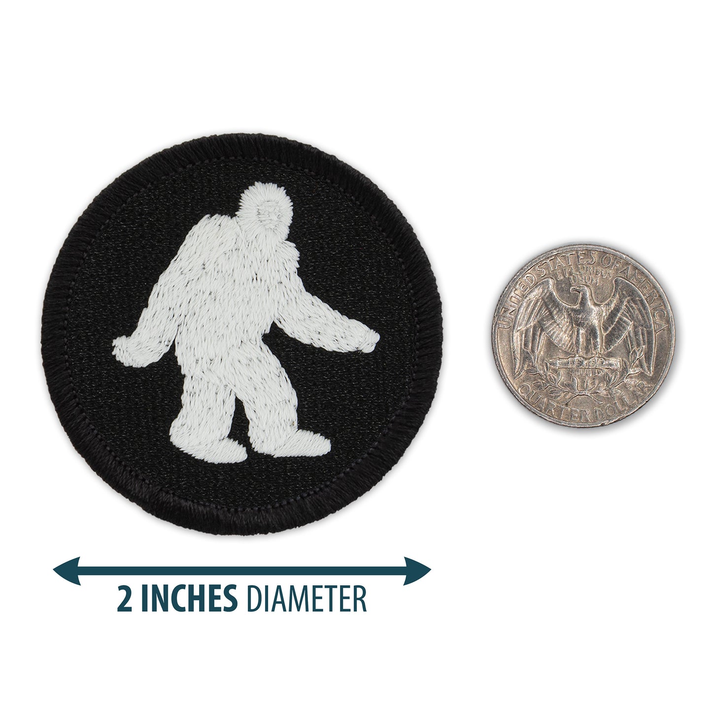 glow yeti 2” embroidered scout patrol patches