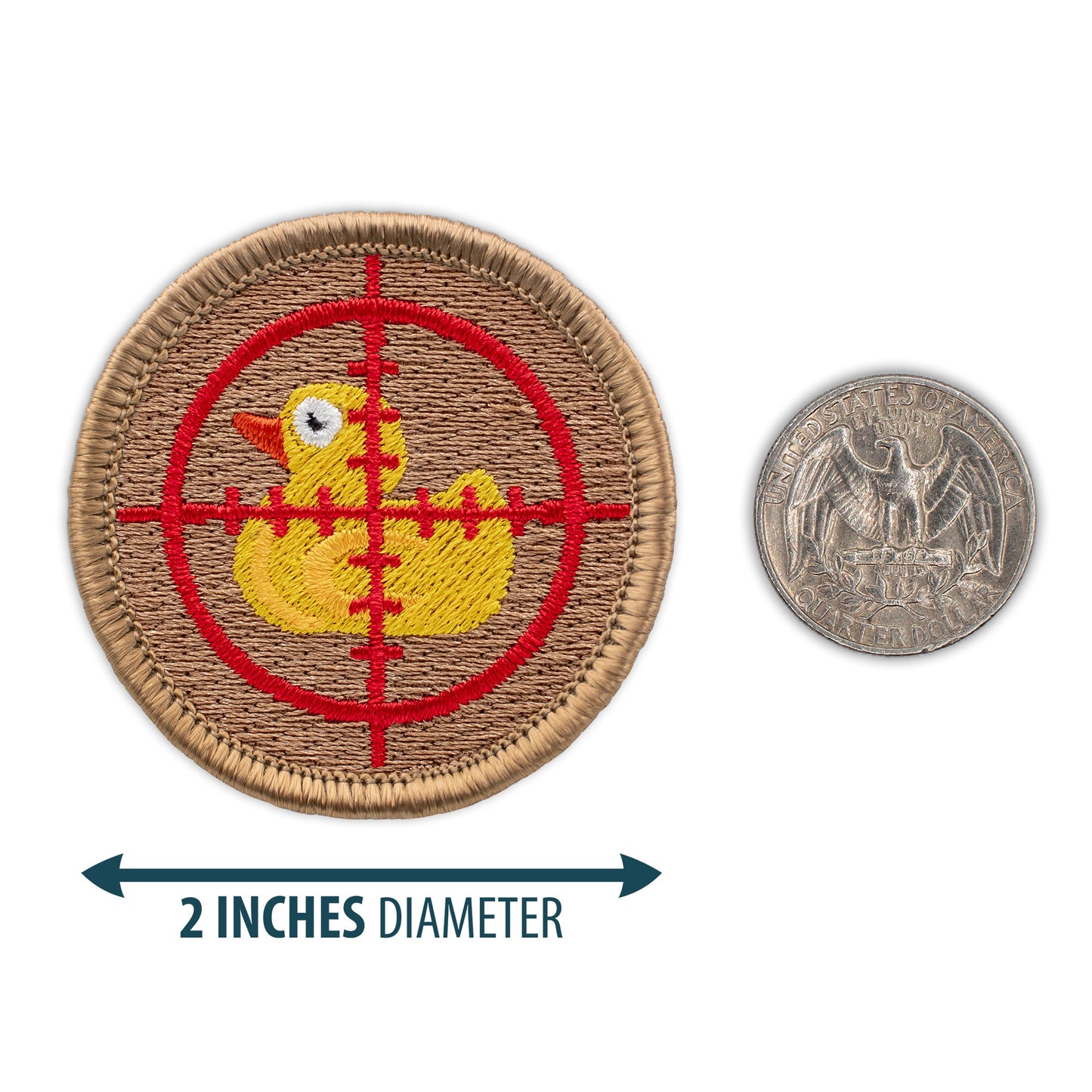 Duck Hunter 2” embroidered scout patrol patches