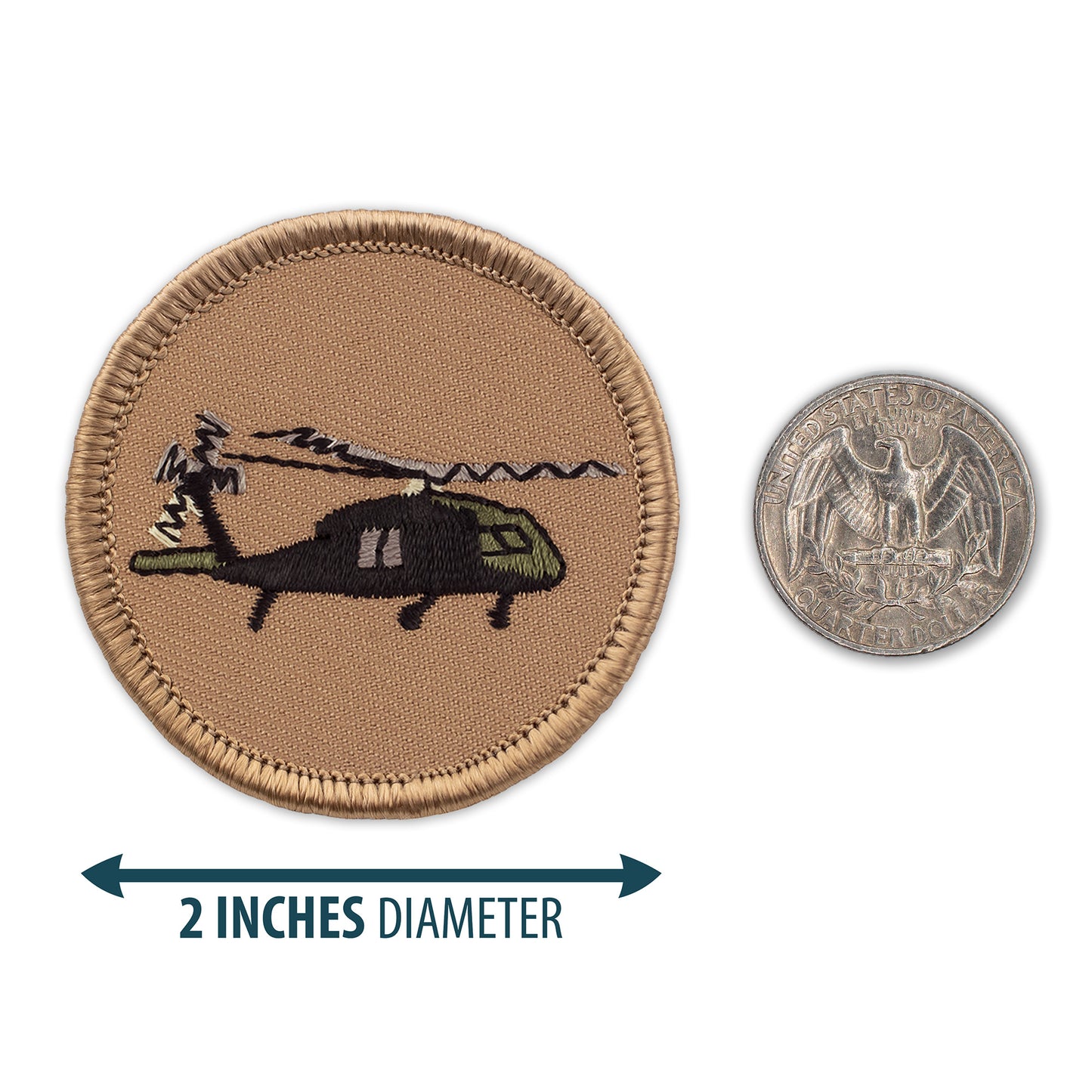 Blackhawk Helicopter Patrol Patch