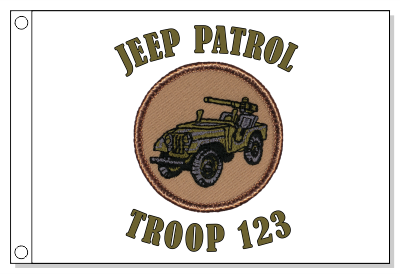 Jeep Patrol Flag