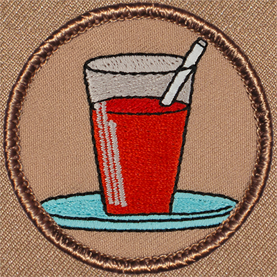 Cherry Kool Aid Patrol Patch Ð Scout Patch