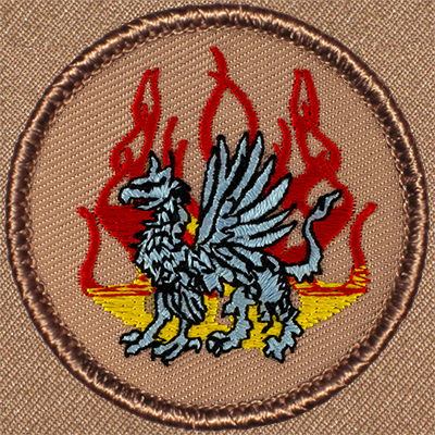 Flaming Griffin Patrol Patch Ð Scout Patch