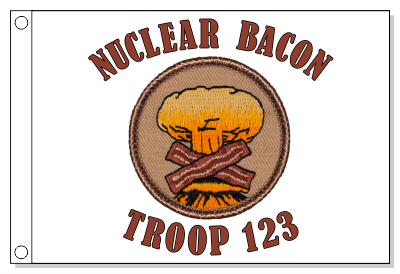 Nuclear Bacon Patrol Flag