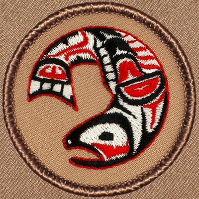 NW Indian Salmon Patrol Patch Ð Scout Patch