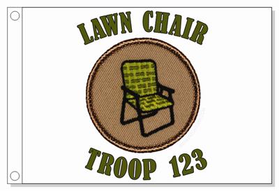 Lawn Chair Patrol Flag