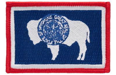 Wyoming State Flag Patch