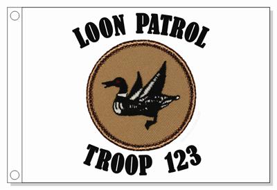 Loon Patrol Flag