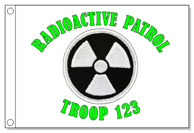 Nuclear/Radioactive Patrol Flag