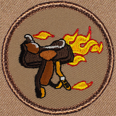 Blazing Saddles Patrol Patch Ð Scout Patch