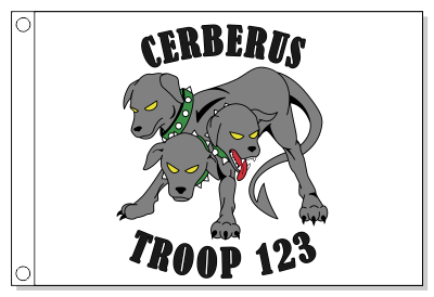 Cerberus Patrol Flag