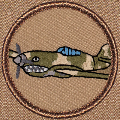 P-40 Warhawk Patrol Patch Ð Scout Patch