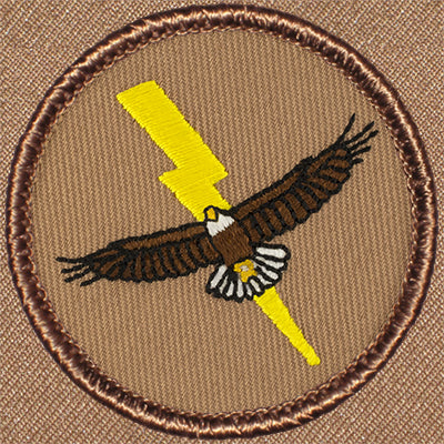 Lightning Eagle Patrol Patch Ð Scout Patch