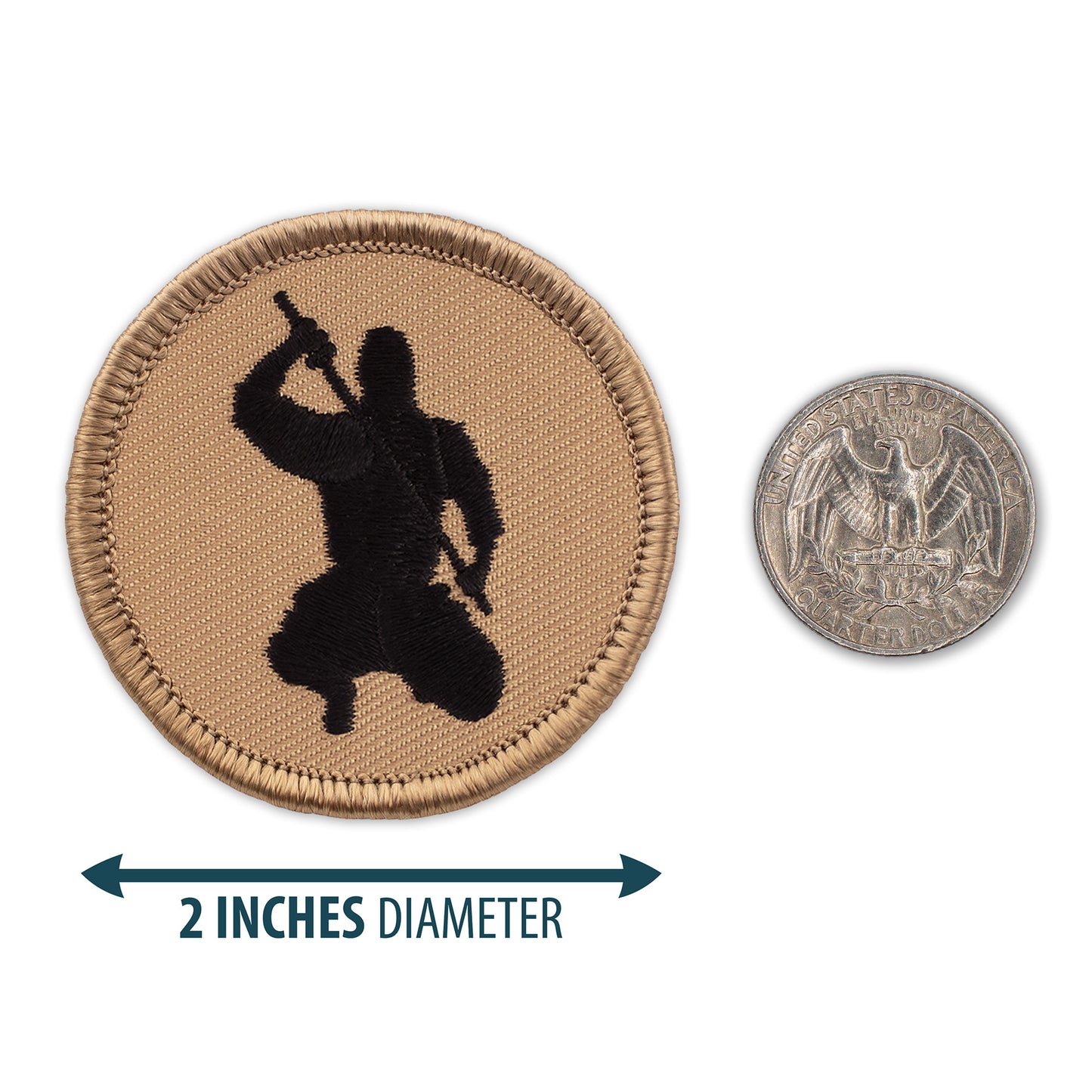 Ninja Silhouette Patrol Patch