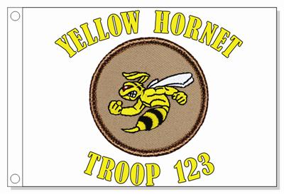 Yellow Hornet Patrol Flag