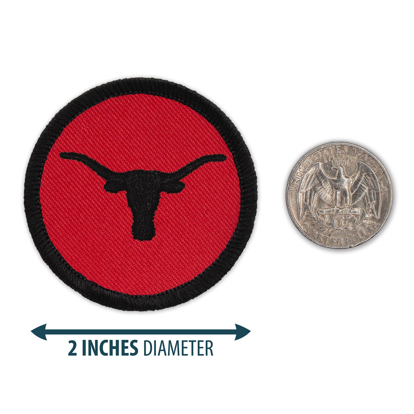 Retro Longhorn Silhouette Patrol Patch