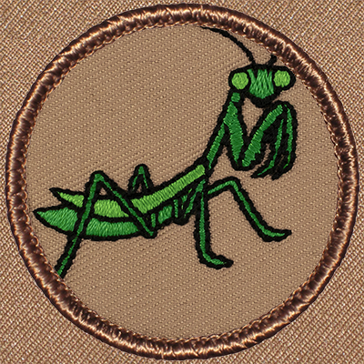 Praying Mantis Scout Patrol Patches