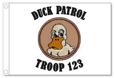 Angry Duck Patrol Flag