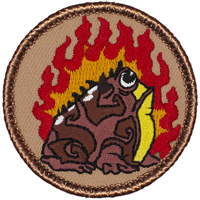 Flaming Toad Patrol Patch
