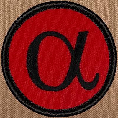 Retro Alpha Patrol Patch