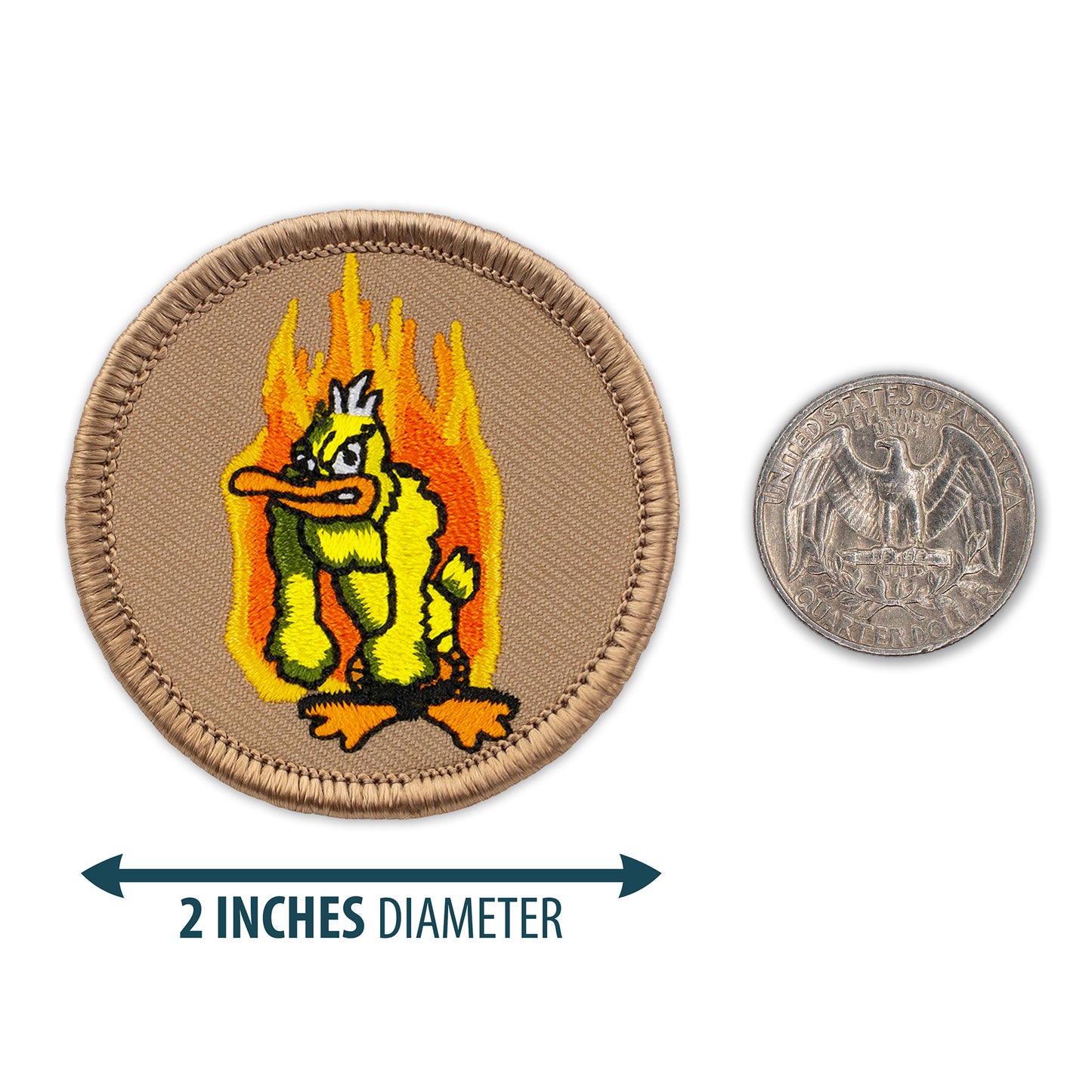 Flaming Duck Patrol Patch