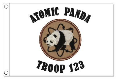 Atomic Panda Patrol Flag