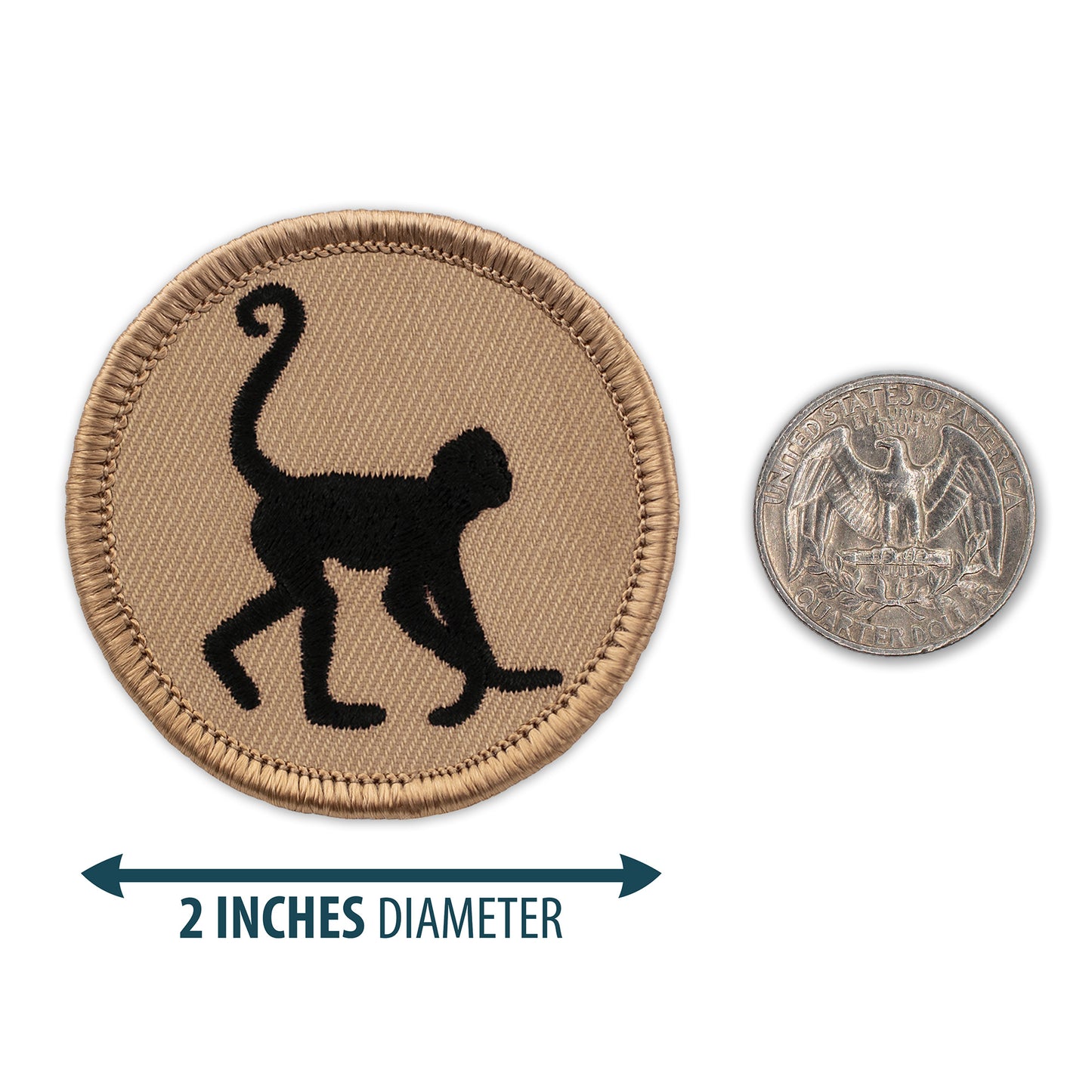 Spider Monkey Silhouette Patrol Patch