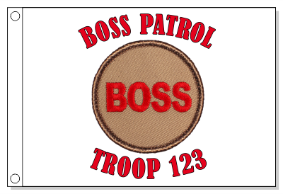 Boss Patrol Flag