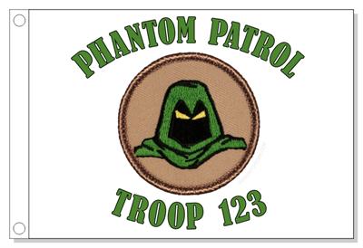 Green Phantom Patrol Flag
