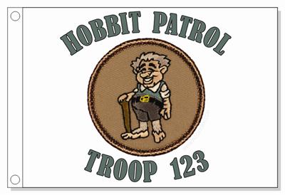 Hobbit Patrol Flag