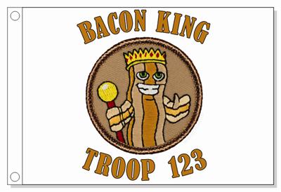 Bacon King Patrol Flag