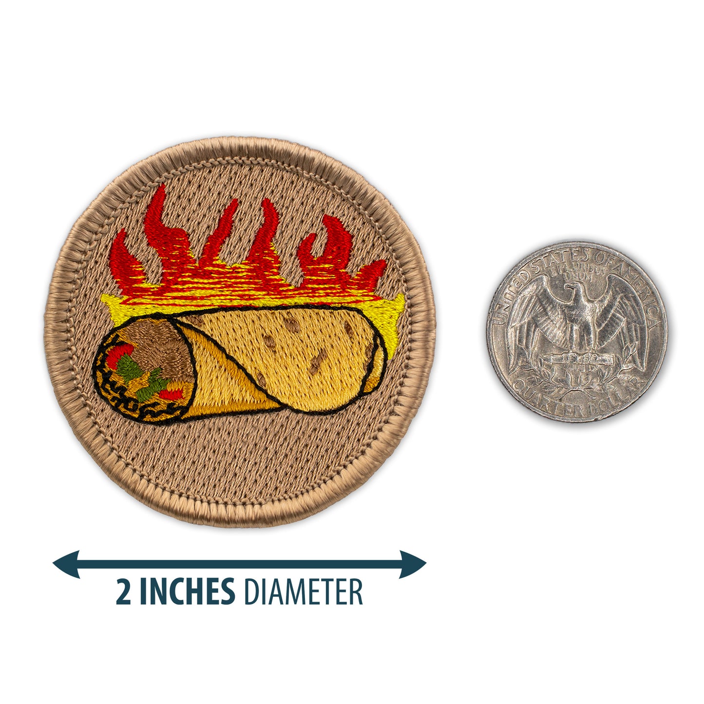 Flaming Burrito Patrol Patch