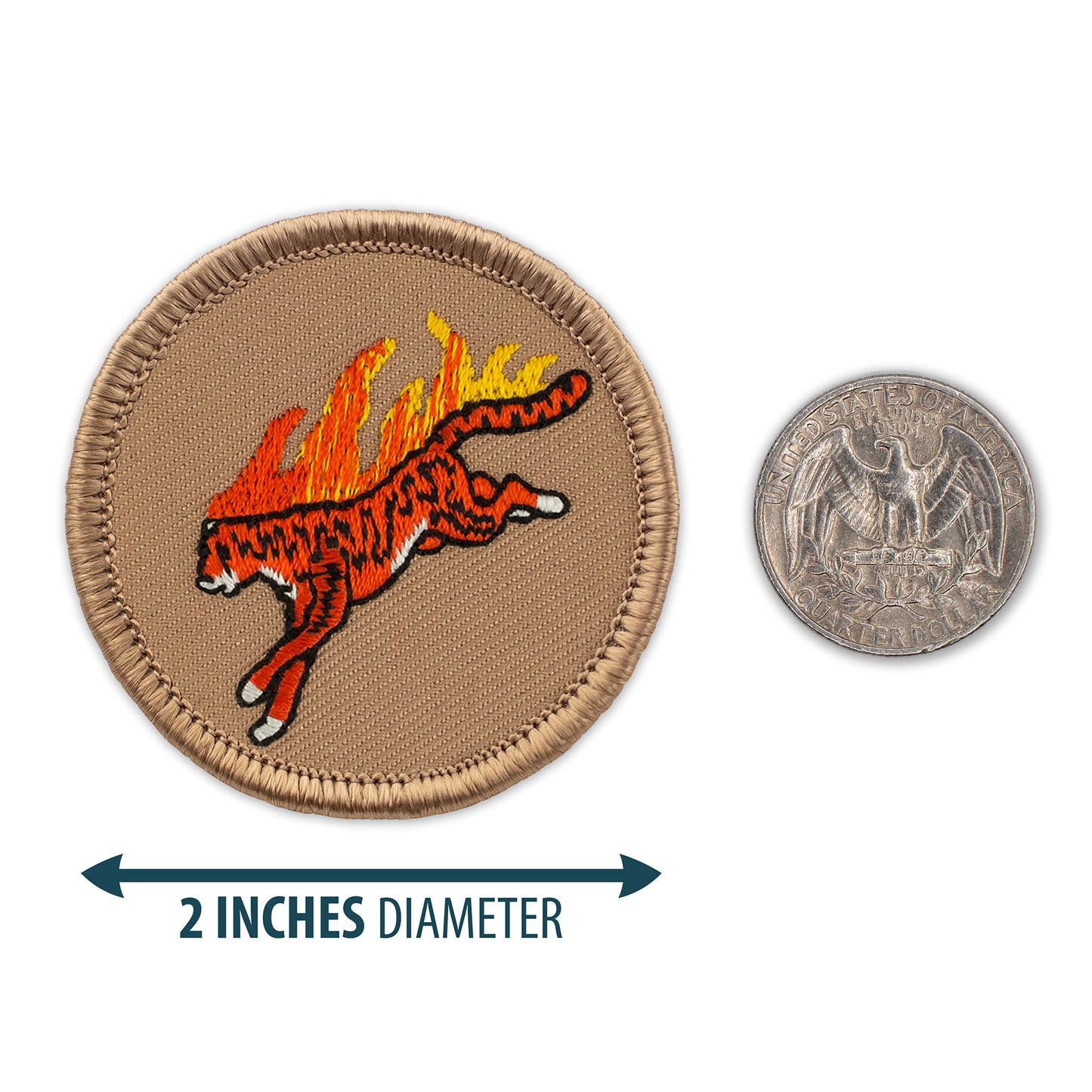Flaming Cheetah Patrol Patch