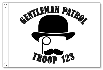 Gentleman Patrol Flag