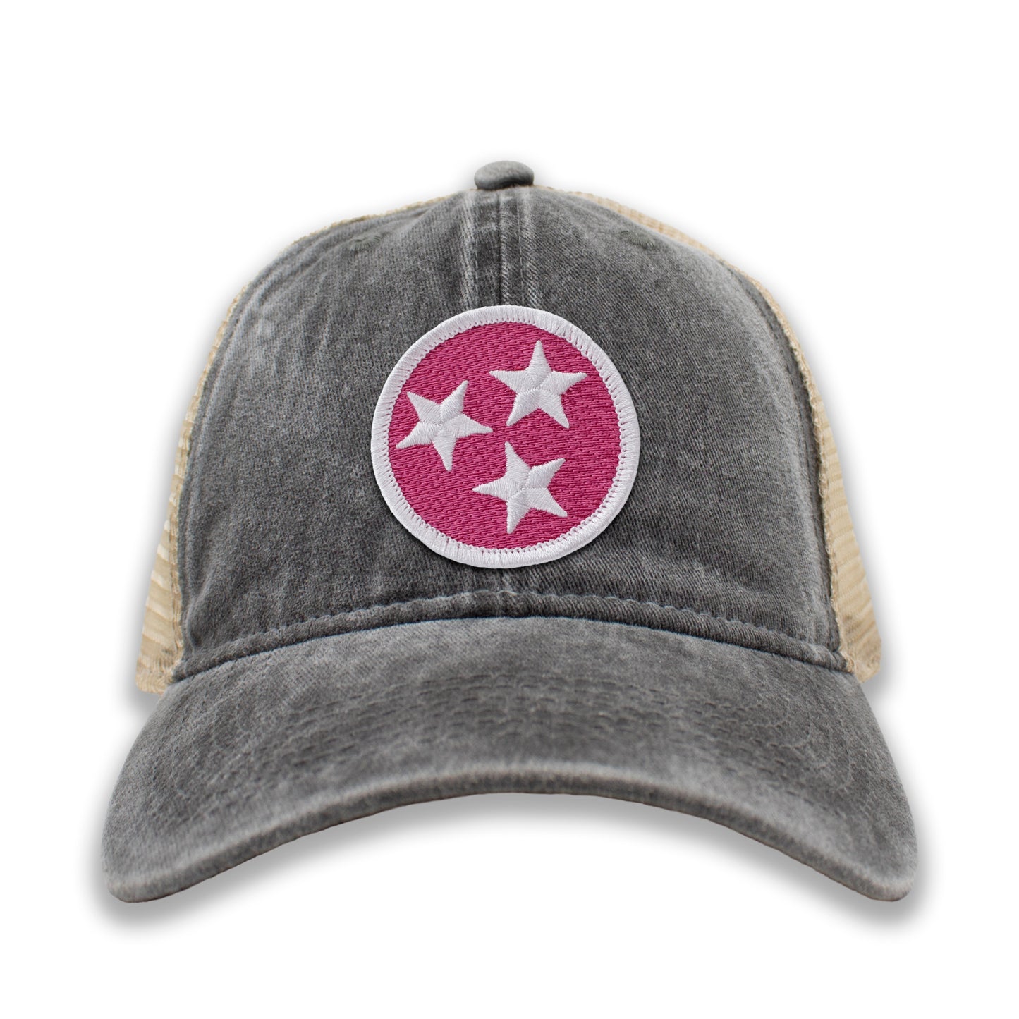 Pink & White Tennessee Tristar Ball Cap or Trucker Hat