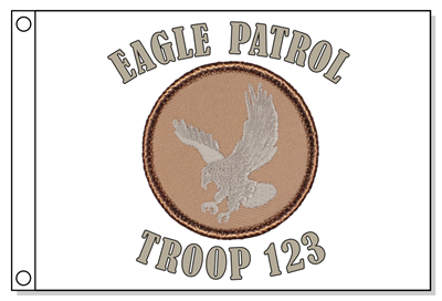 Silver Eagle Patrol Flag